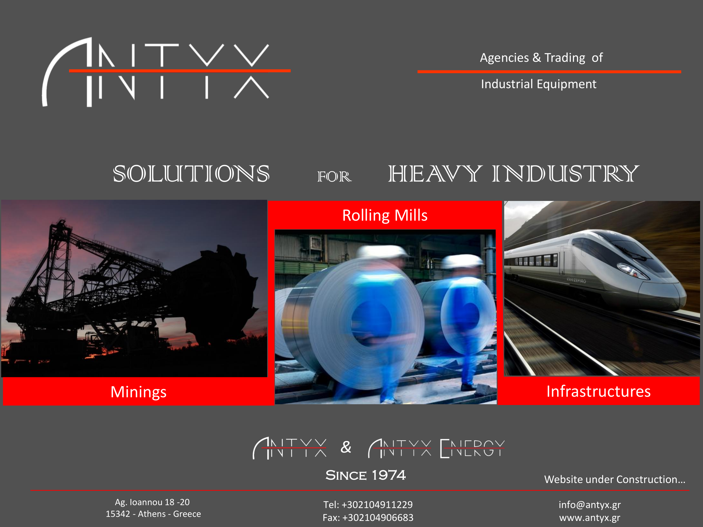 Antyx Site Under Construction